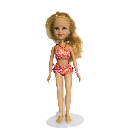 Barbie Wee 3 Friends Splash Stacie Fashion Doll in Swim Suit 2004 Mattel - Picture 1 of 7